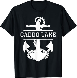 Caddo Lake Texas Louisiana USA Nautical T-Shirt - T-Shirt | Black