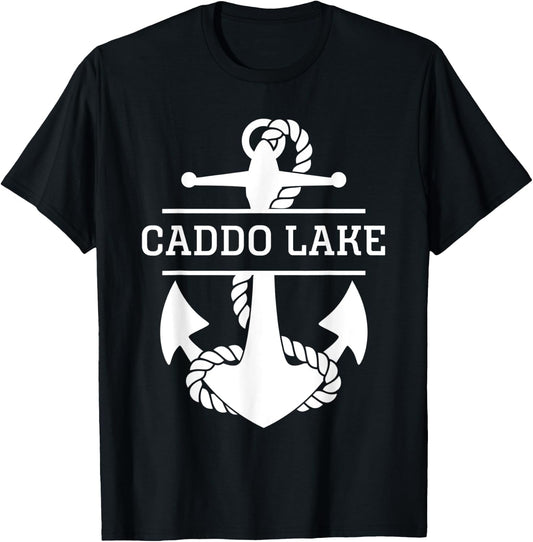 Caddo Lake Texas Louisiana USA Nautical T-Shirt - T-Shirt | Black
