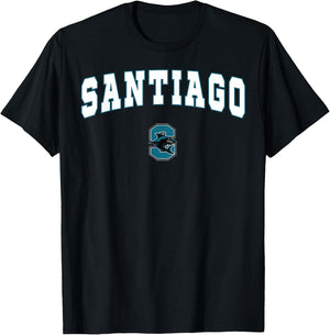 Santiago High School Sharks C2 T-Shirt - T-Shirt | Black