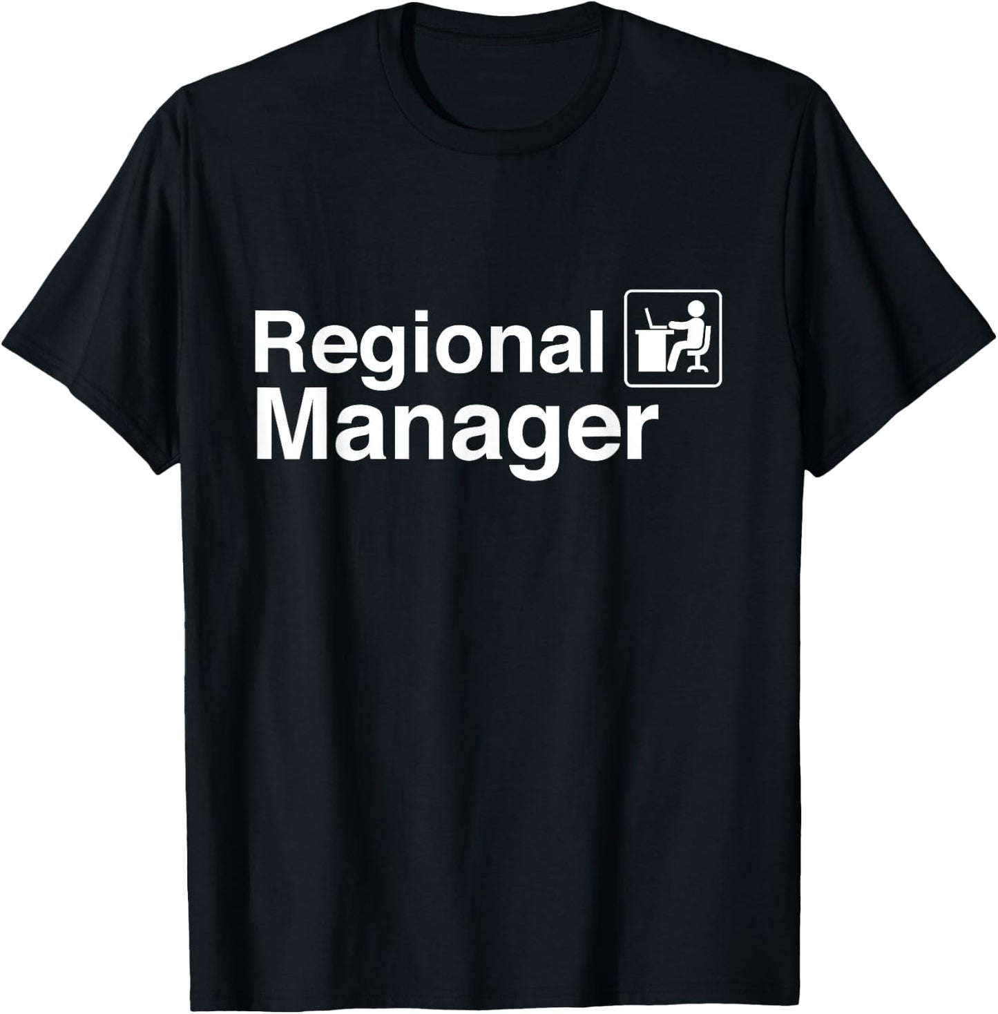 Funny Regional Manager Office T-Shirt - T-Shirt | Black