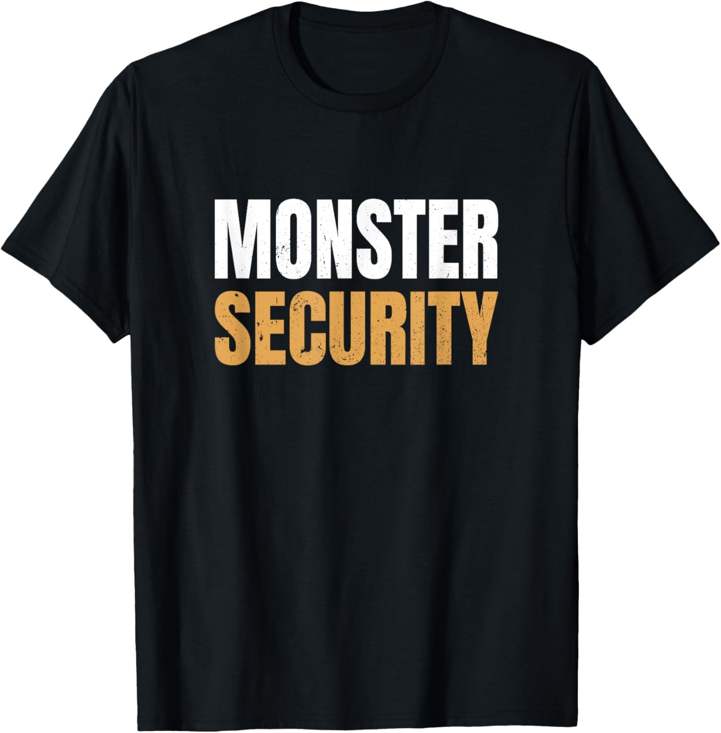 Monster Security Lazy Parents Dad Moms Halloween Costume T-Shirt - T-Shirt | Black