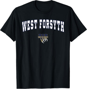 West Forsyth High School Wolverines T-Shirt - T-Shirt | Black