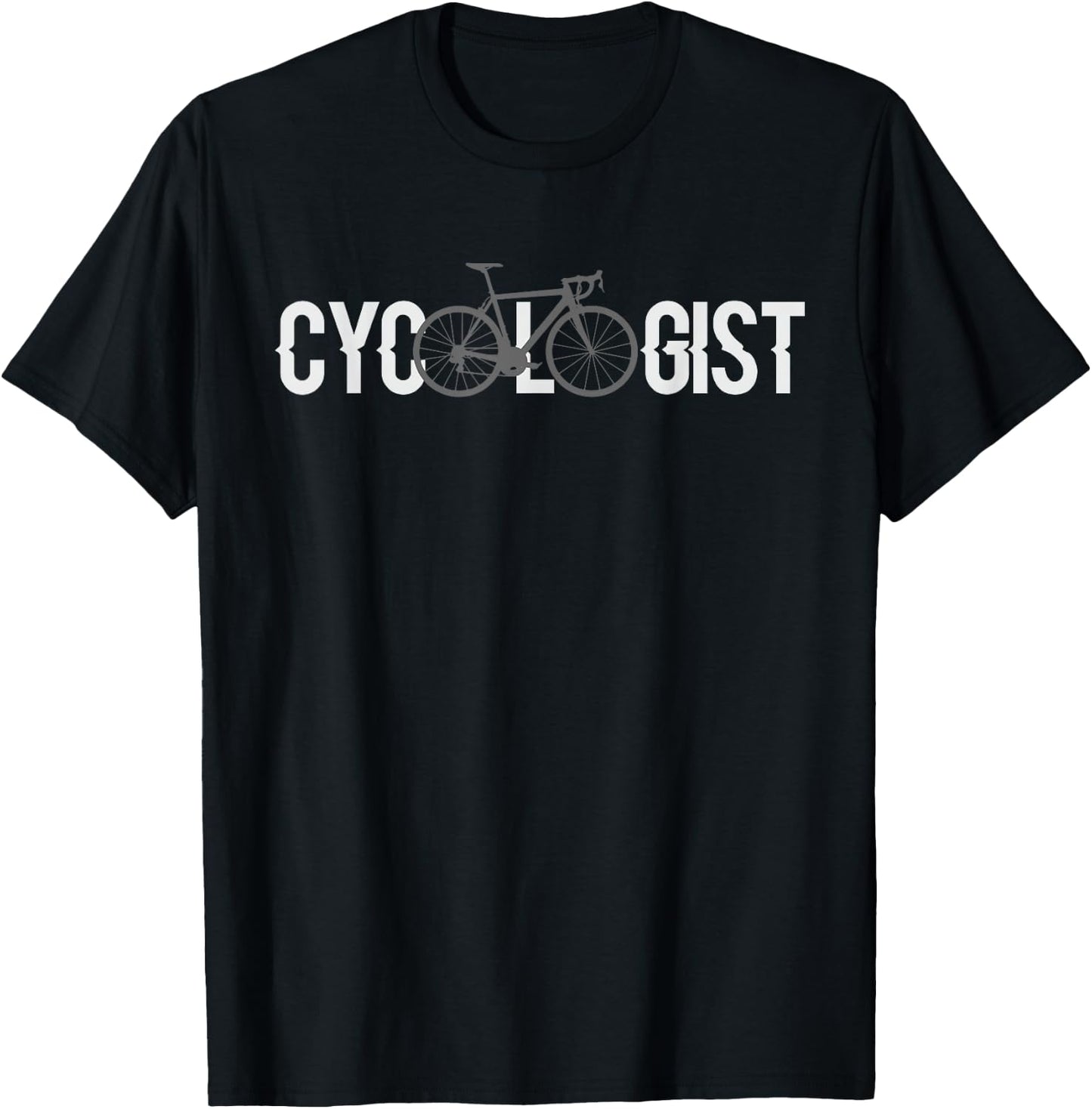 Cycologist Shirt Bicycle Rider Gift T-Shirt - T-Shirt | Black