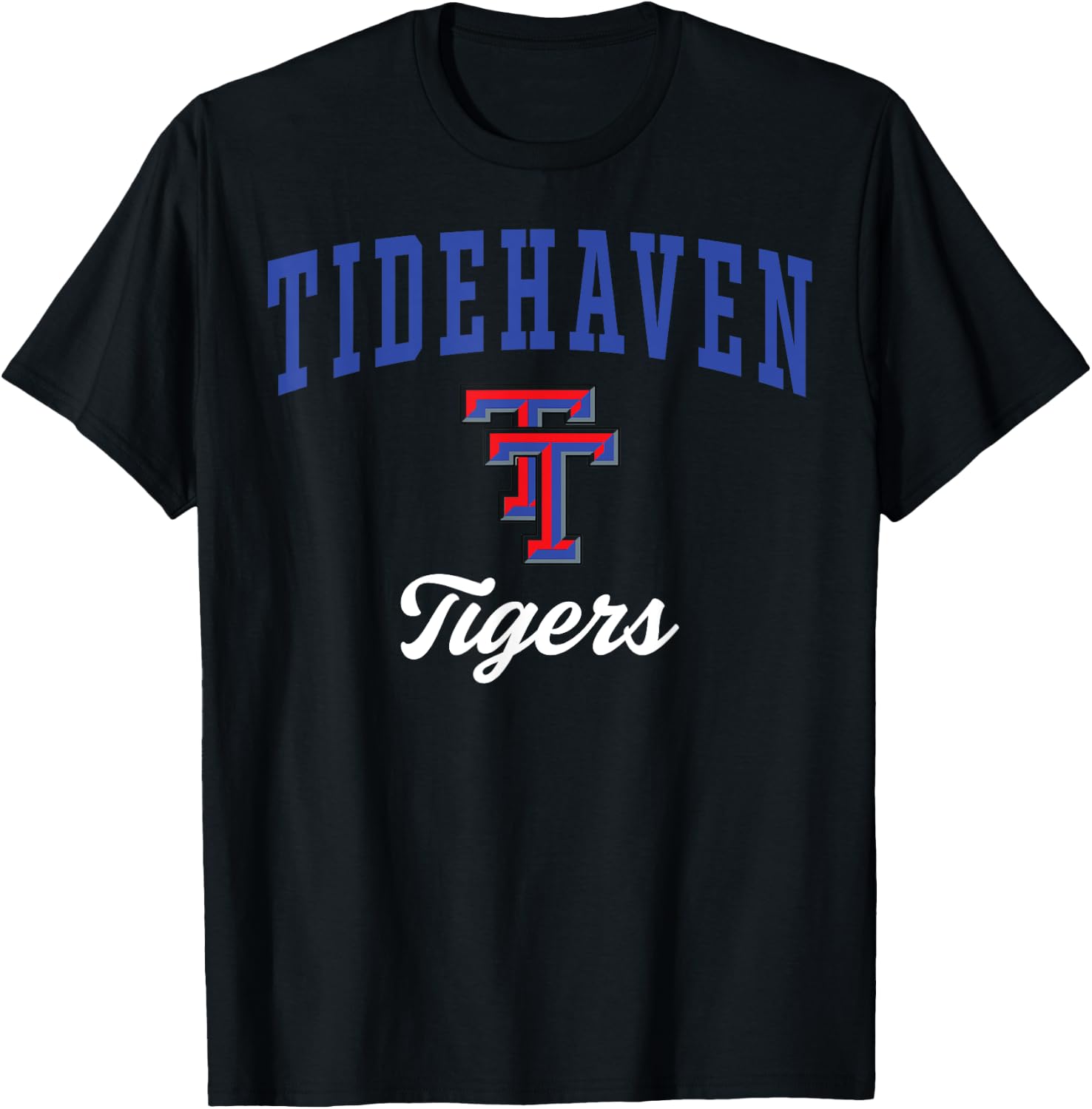 Tidehaven High School Tigers C3 T-Shirt - T-Shirt | Black