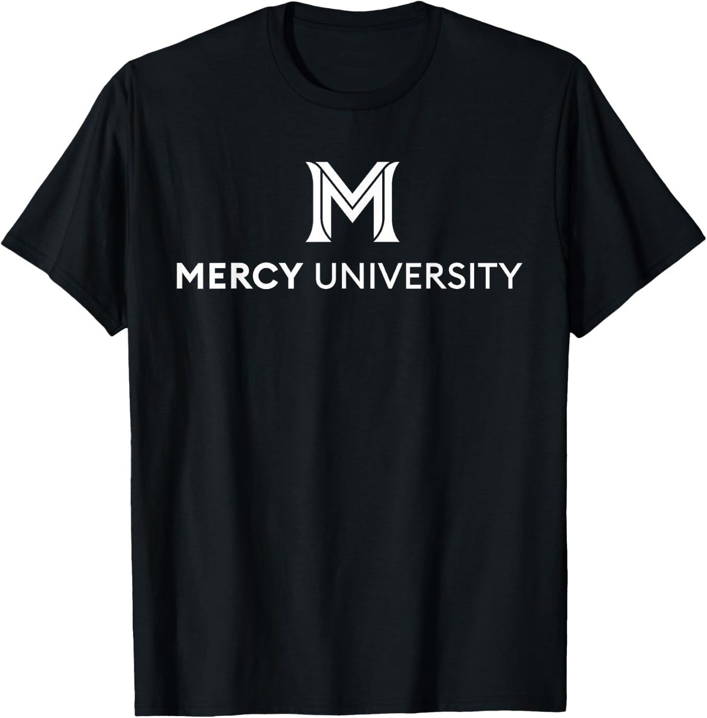 Mercy University Mavericks M logo T-Shirt - T-Shirt | Black