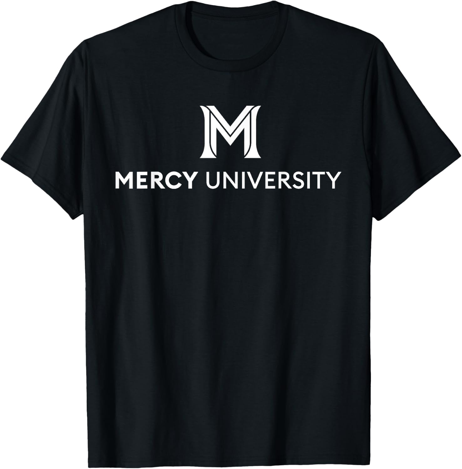 Mercy University Mavericks M logo T-Shirt - T-Shirt | Black