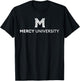 Mercy University Mavericks M logo T-Shirt - T-Shirt | Black