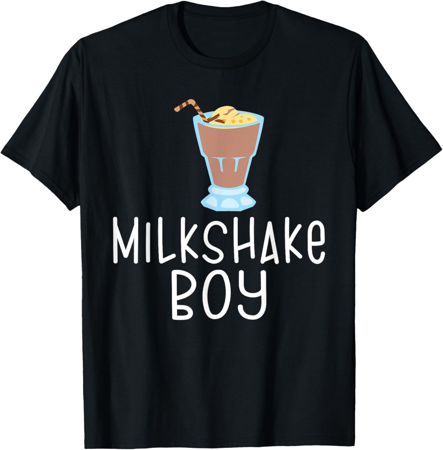 Milkshake Boy Milkshake T-Shirt - T-Shirt | Black