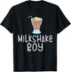 Milkshake Boy Milkshake T-Shirt - T-Shirt | Black