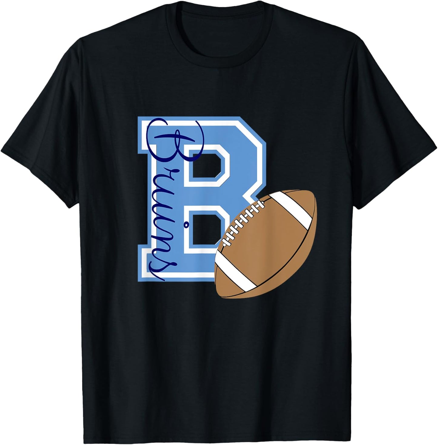 Bartlesville Bruins Football T-Shirt - T-Shirt | Black