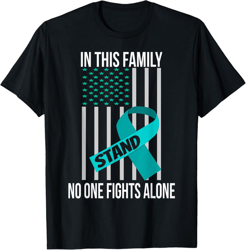 USA Flag Sexual Assault Awareness Shirt Teal Ribbon Shirt