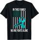 USA Flag Sexual Assault Awareness Shirt Teal Ribbon Shirt T-Shirt - T-Shirt | Black