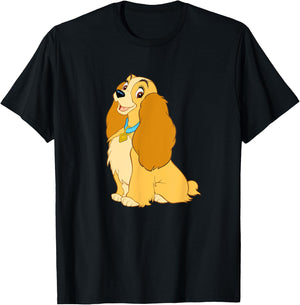 Disney Lady and the Tramp Lady T-Shirt - T-Shirt | Black