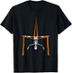 Skeleton Aerialist - Halloween Aerial Silks Circus Artist T-Shirt - T-Shirt | Black