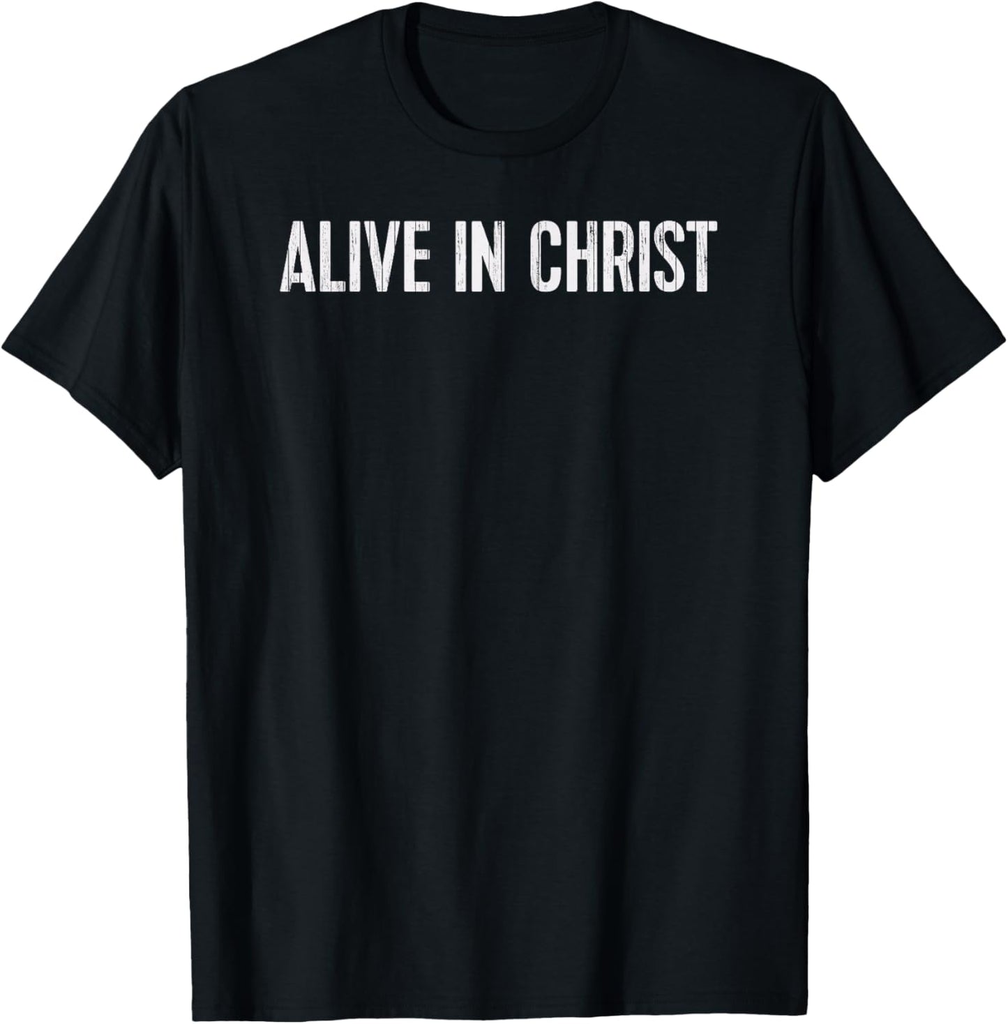 Christian Alive in Christ Vintage T-Shirt - T-Shirt | Black