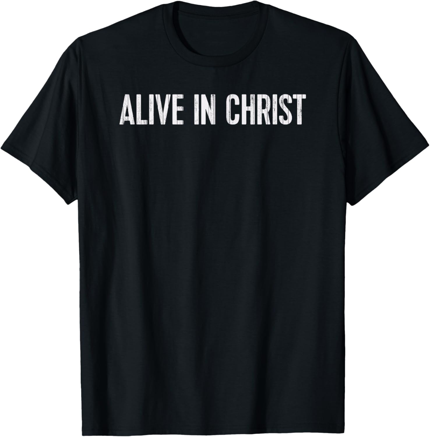 Christian Alive in Christ Vintage T-Shirt - T-Shirt | Black