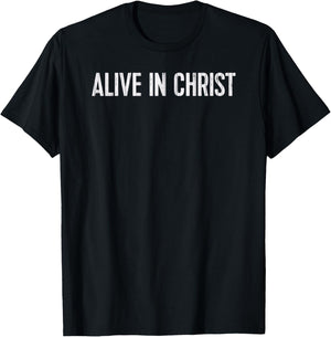 Christian Alive in Christ Vintage T-Shirt - T-Shirt | Black
