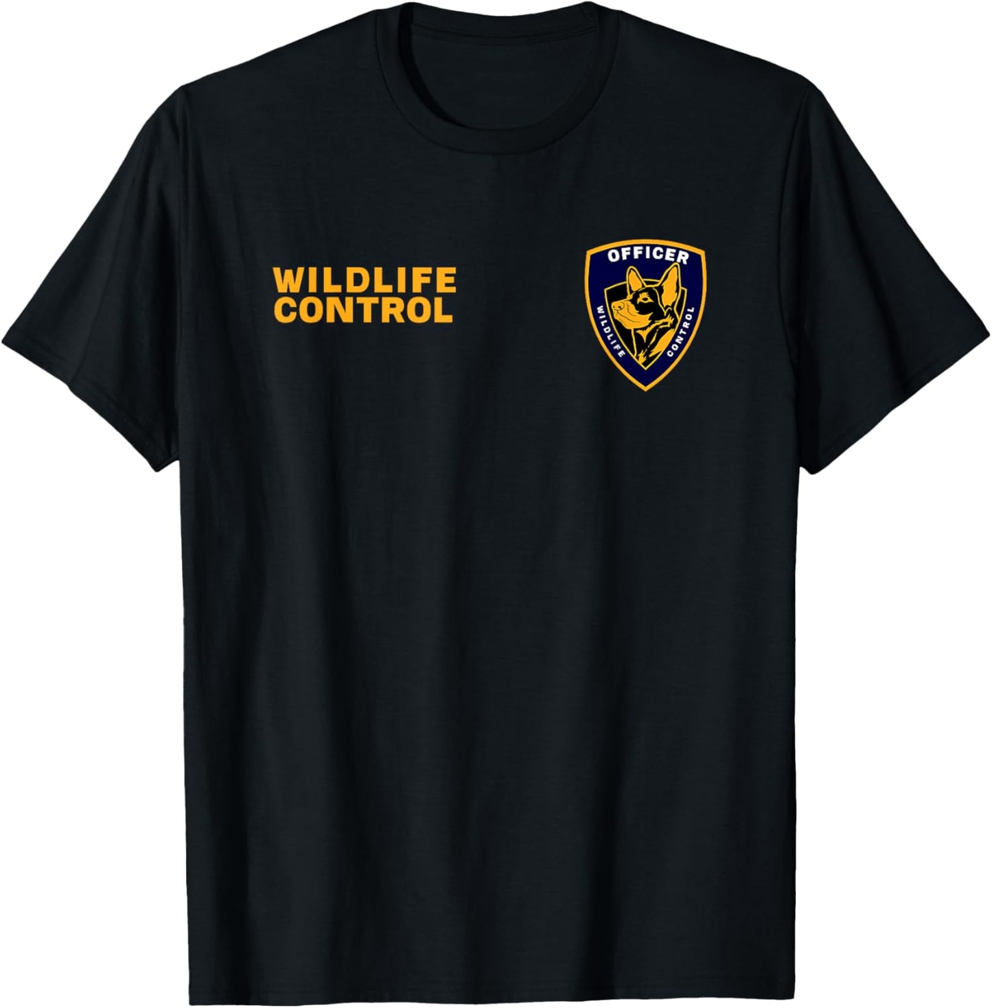 Animal Control & Rescue Officer Wildlife Control Operator T-Shirt - T-Shirt | Black
