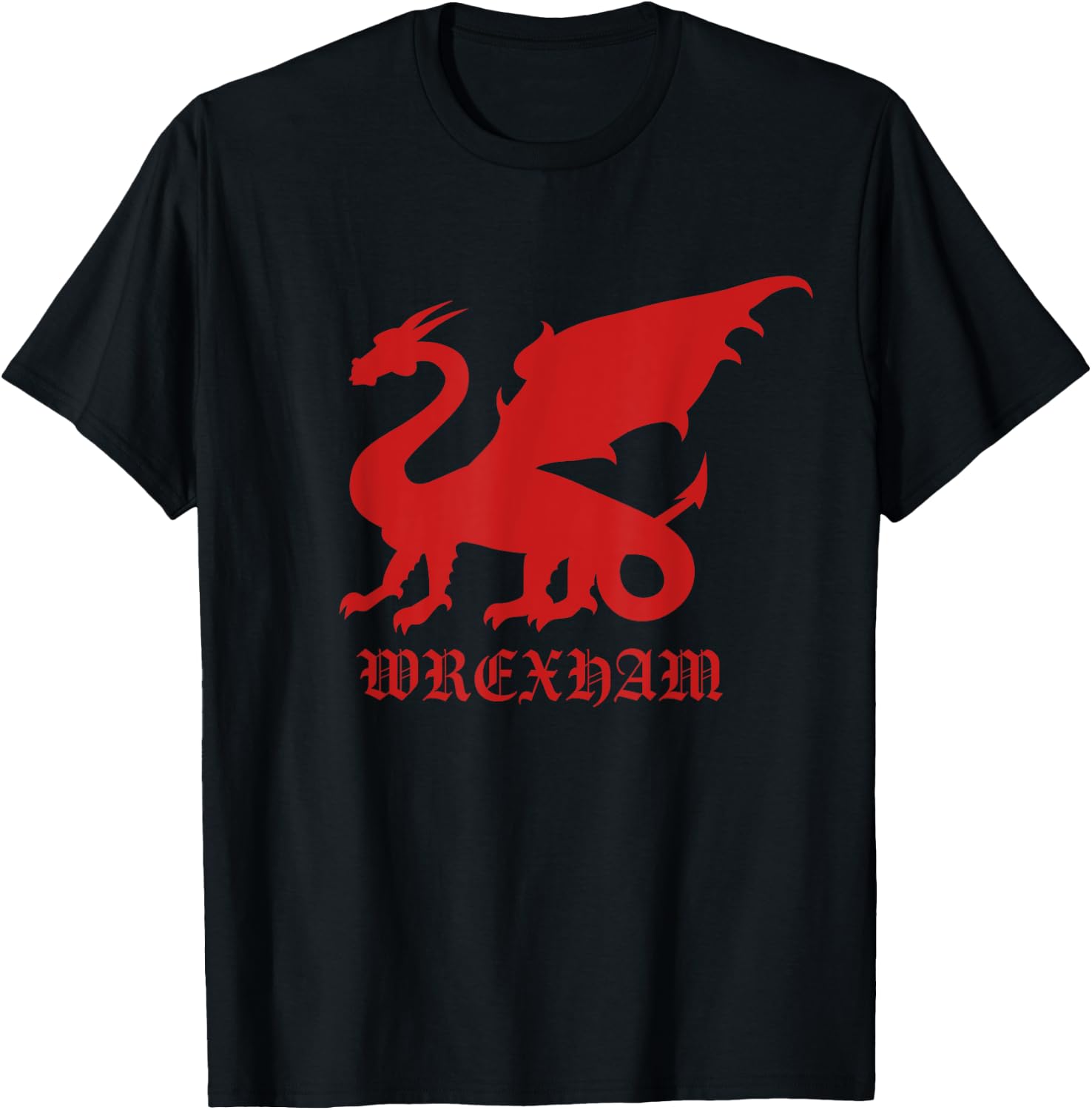 Wrexham Wales - Welsh - Wrexham T-Shirt - T-Shirt | Black