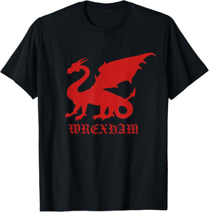 Wrexham Wales - Welsh - Wrexham T-Shirt - T-Shirt | Black
