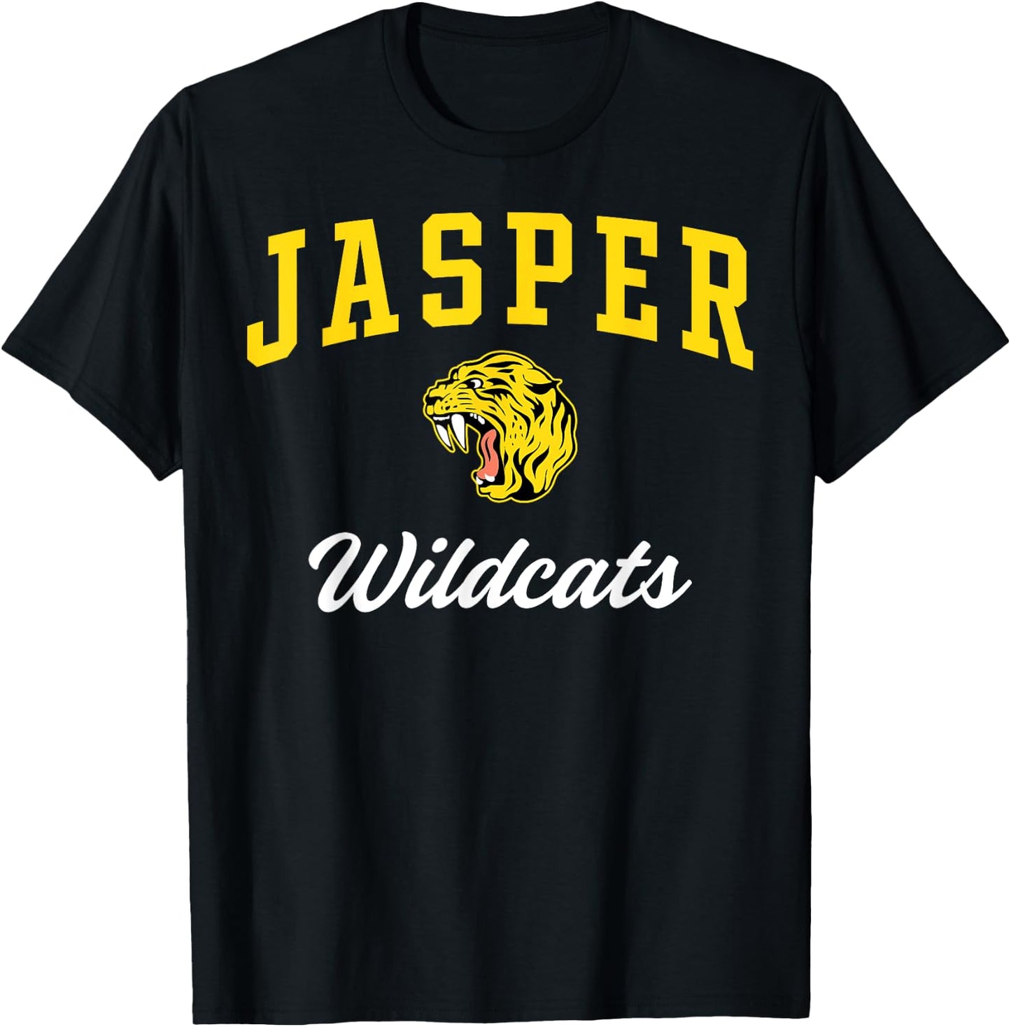 Jasper High School Wildcats C3 T-Shirt - T-Shirt | Black