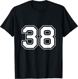Number 38 T-Shirt - T-Shirt | Black