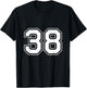 Number 38 T-Shirt - T-Shirt | Black
