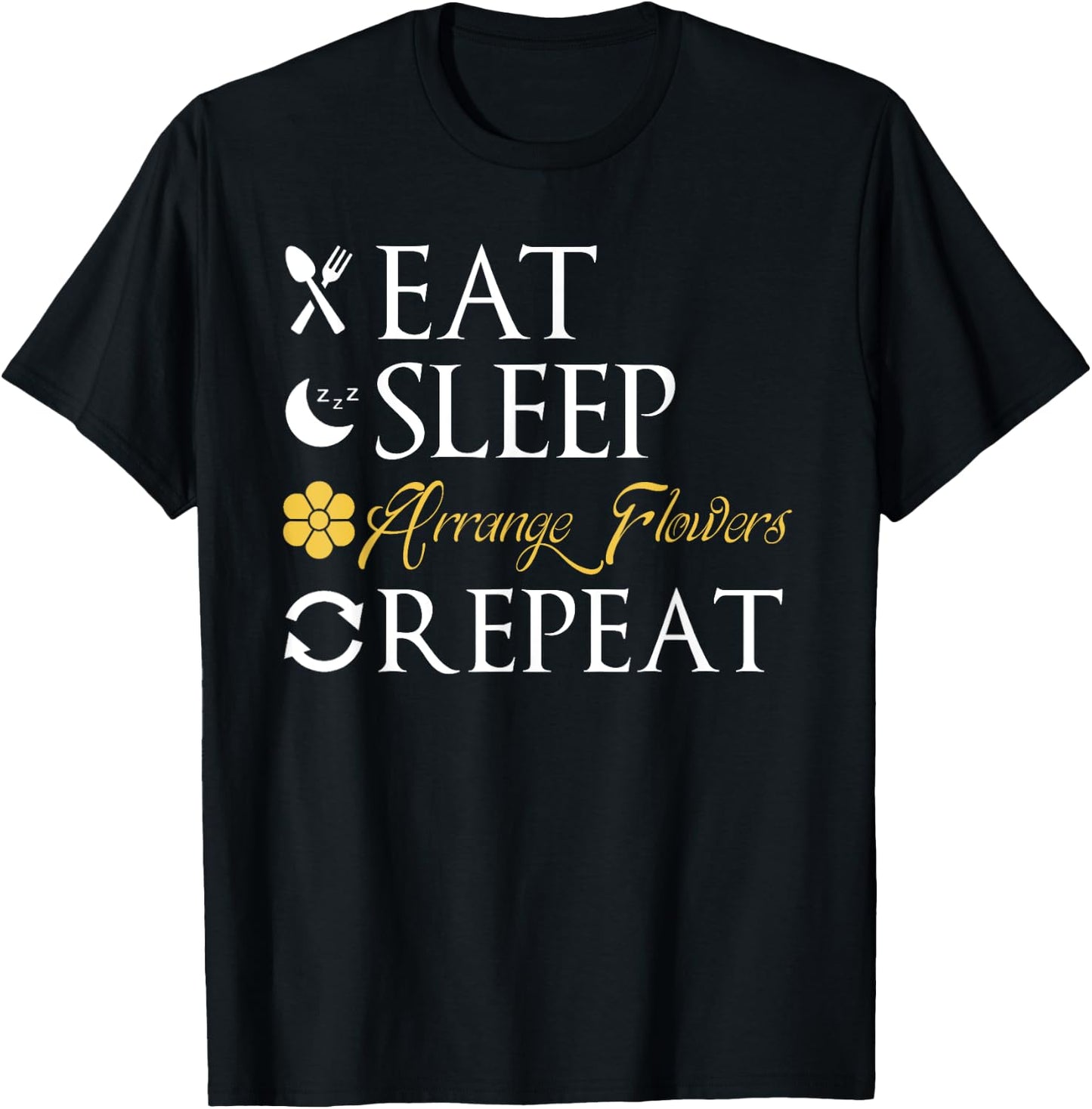 Florist Shirt Joke Floral Designer Job Funny Florist Gift T-Shirt - T-Shirt | Black