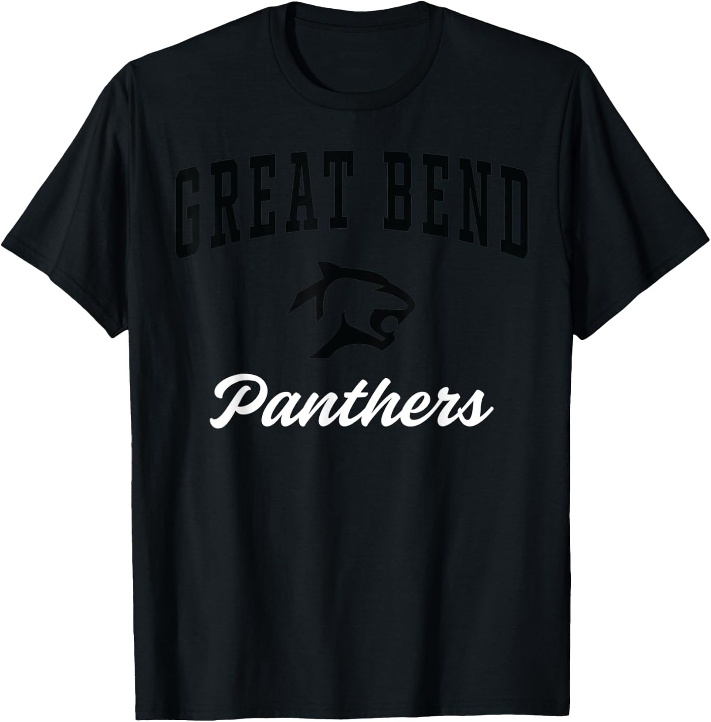 Great Bend High School Panthers C3 T-Shirt - T-Shirt | Black