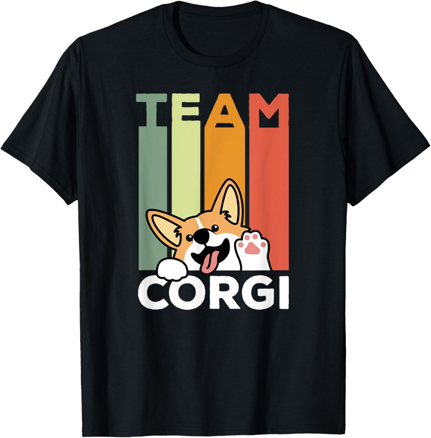 Team Corgi T-Shirt - T-Shirt | Black