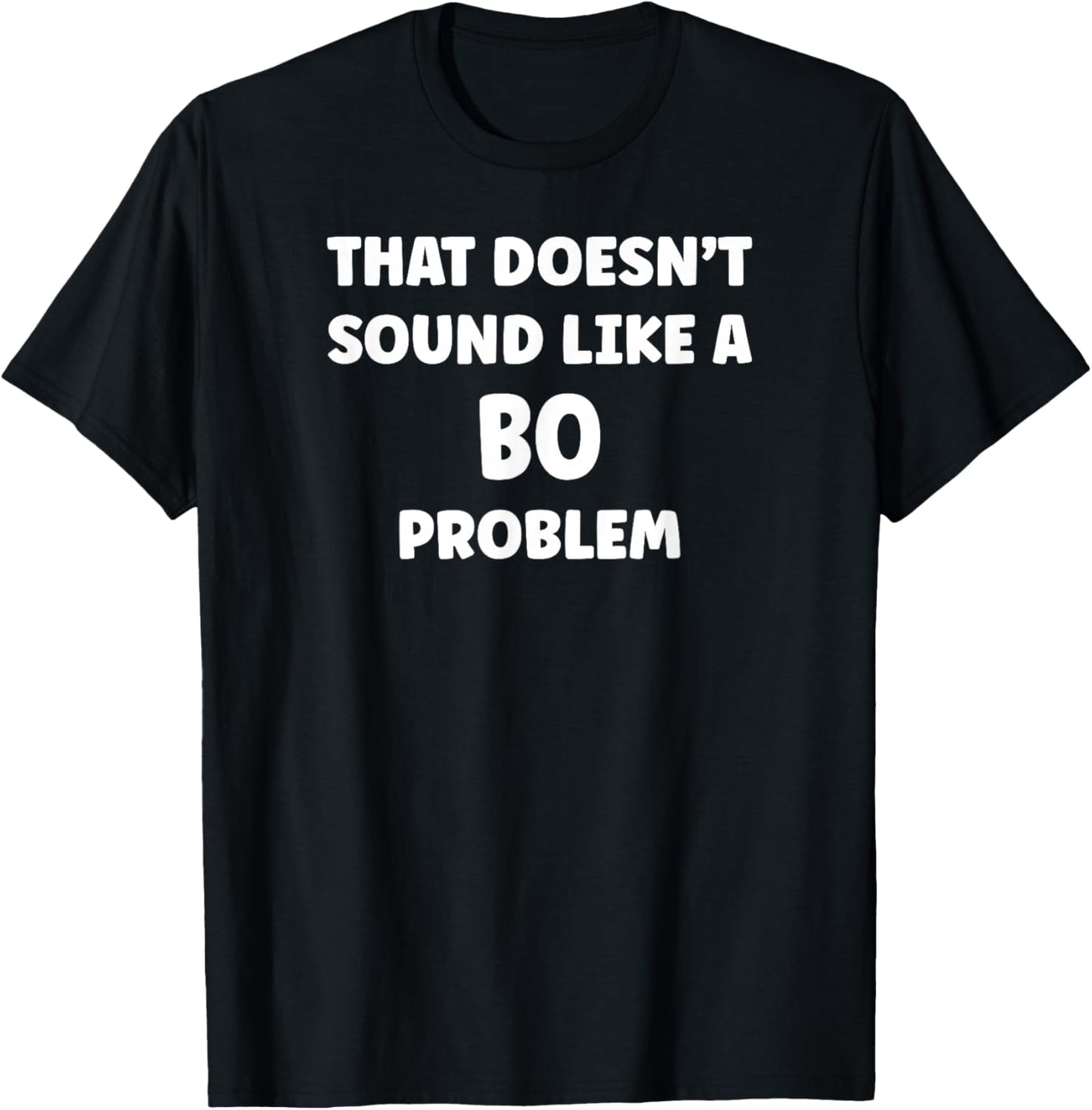 BO Personalized Custom Boys BO Name T-Shirt - T-Shirt | Black