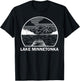 LAKE MINNETONKA MINNESOTA Funny Fishing Camping Summer Gift Men Women Kids T-Shirt - T-Shirt | Black