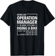 Being an Operation Manager is Easy T-Shirt - T-Shirt | Black