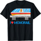 Vehicle Monorail T Shirt. Public Transportation People Mover T-Shirt - T-Shirt | Black