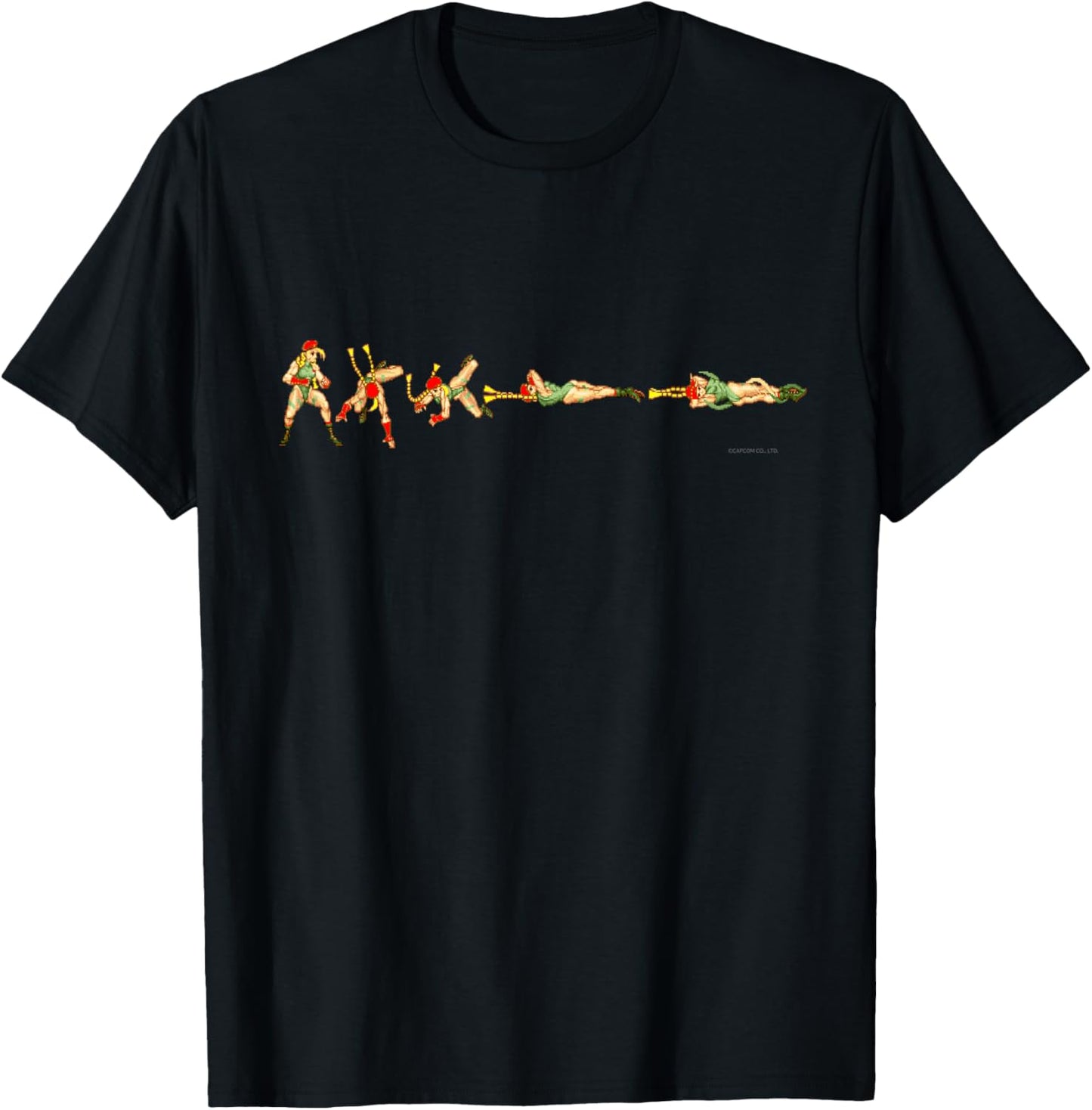 Super Street Fighter II X Cammy (Spiral Arrow) T-Shirt - T-Shirt | Black
