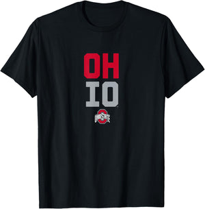 Ohio State Slogan: OH-IO T-Shirt - T-Shirt | Black