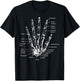 Human Hand Anatomy Shirt Christmas Gift Physician T-Shirt - T-Shirt | Black