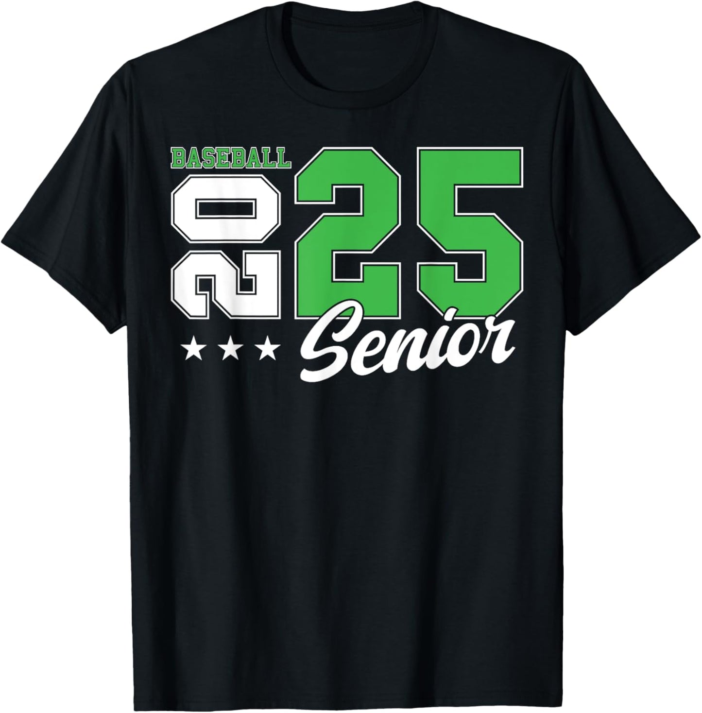 Baseball Senior Night Baseball Senior 2025 Graduation 61 T-Shirt - T-Shirt | Black