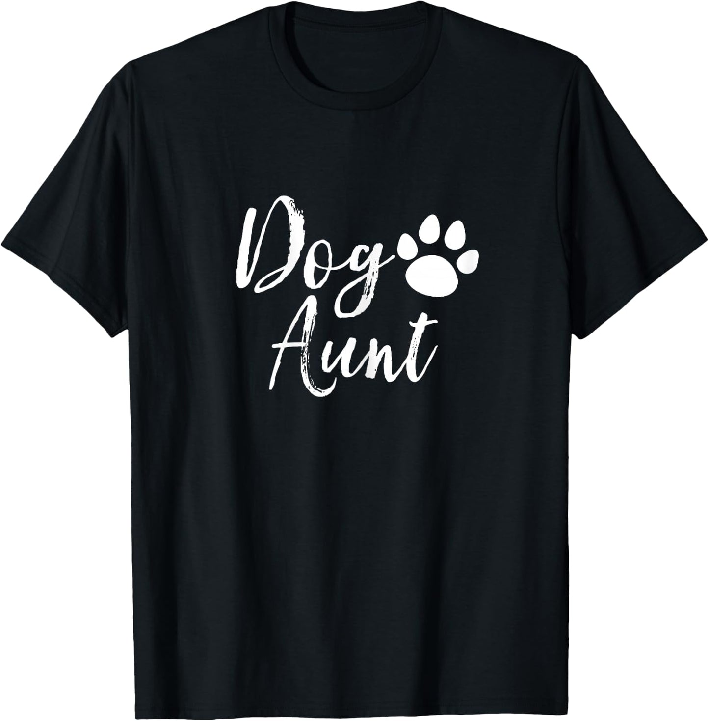 Dog Aunt Funny Auntie Shirts T-Shirt - T-Shirt | Black