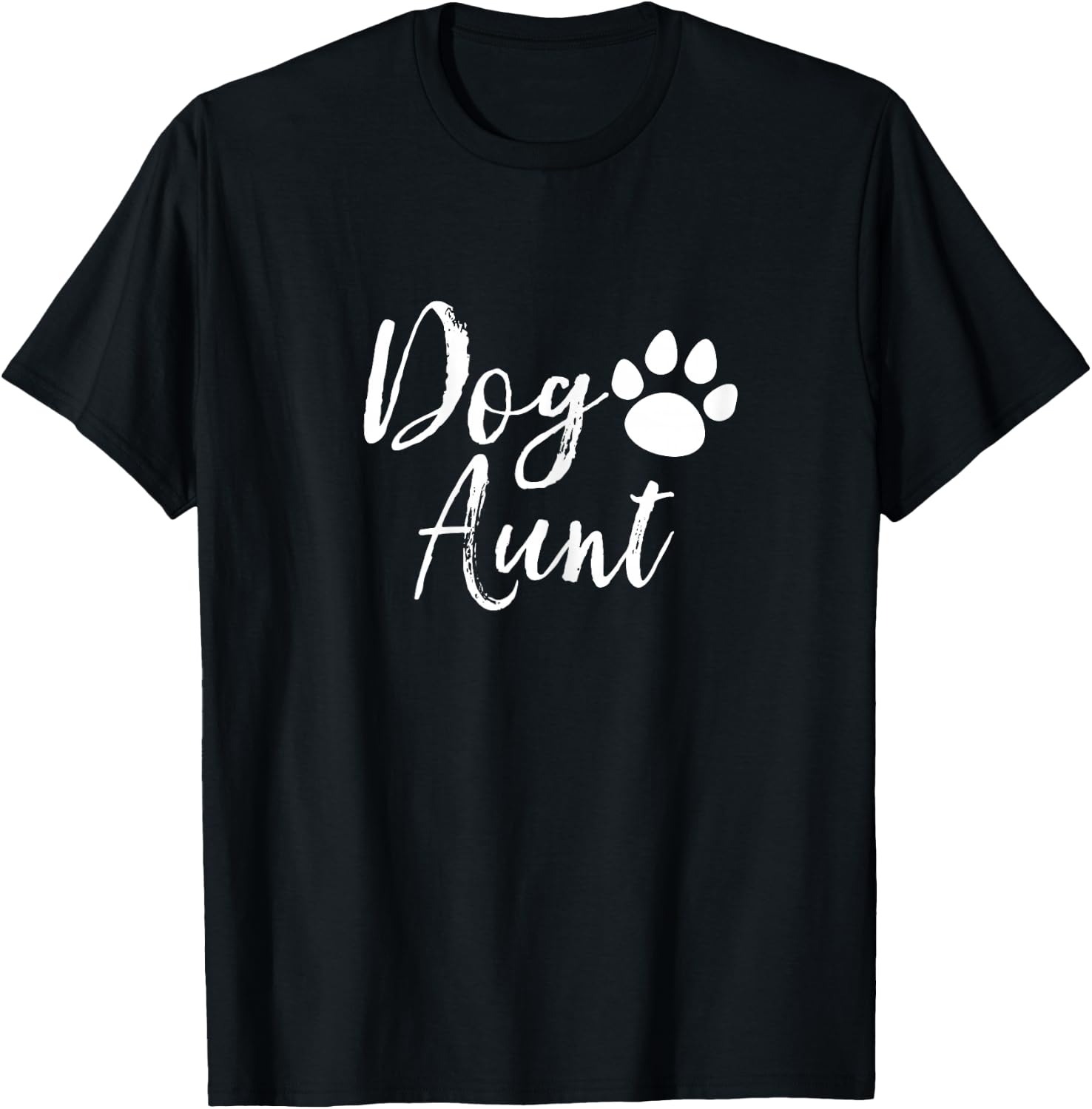 Dog Aunt Funny Auntie Shirts T-Shirt - T-Shirt | Black