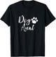 Dog Aunt Funny Auntie Shirts T-Shirt - T-Shirt | Black