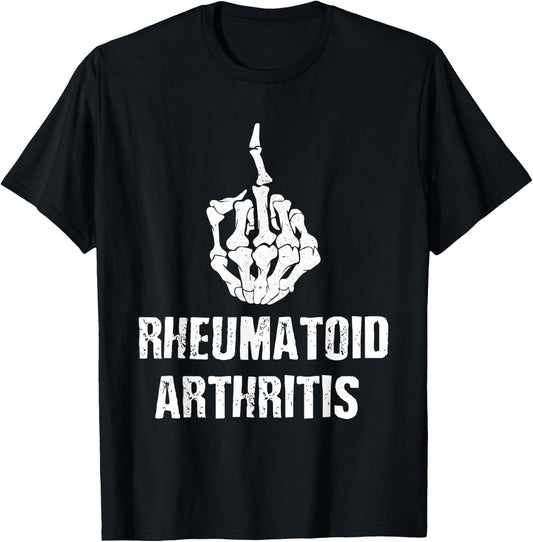 Funny Rheumatoid Arthritis Support Joints T-Shirt - T-Shirt | Black