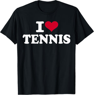 I Love Tennis T-Shirt - T-Shirt | Black