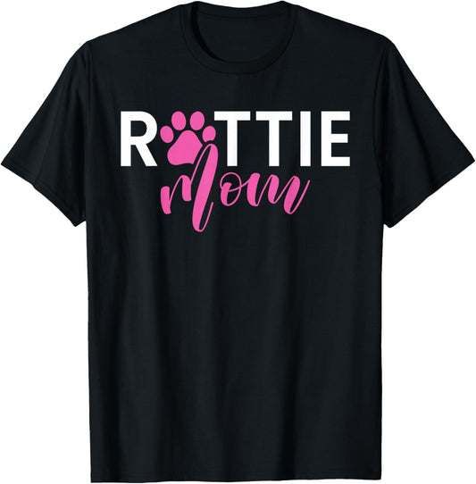 Rottweiler Rottie Mama T-Shirt - T-Shirt | Black