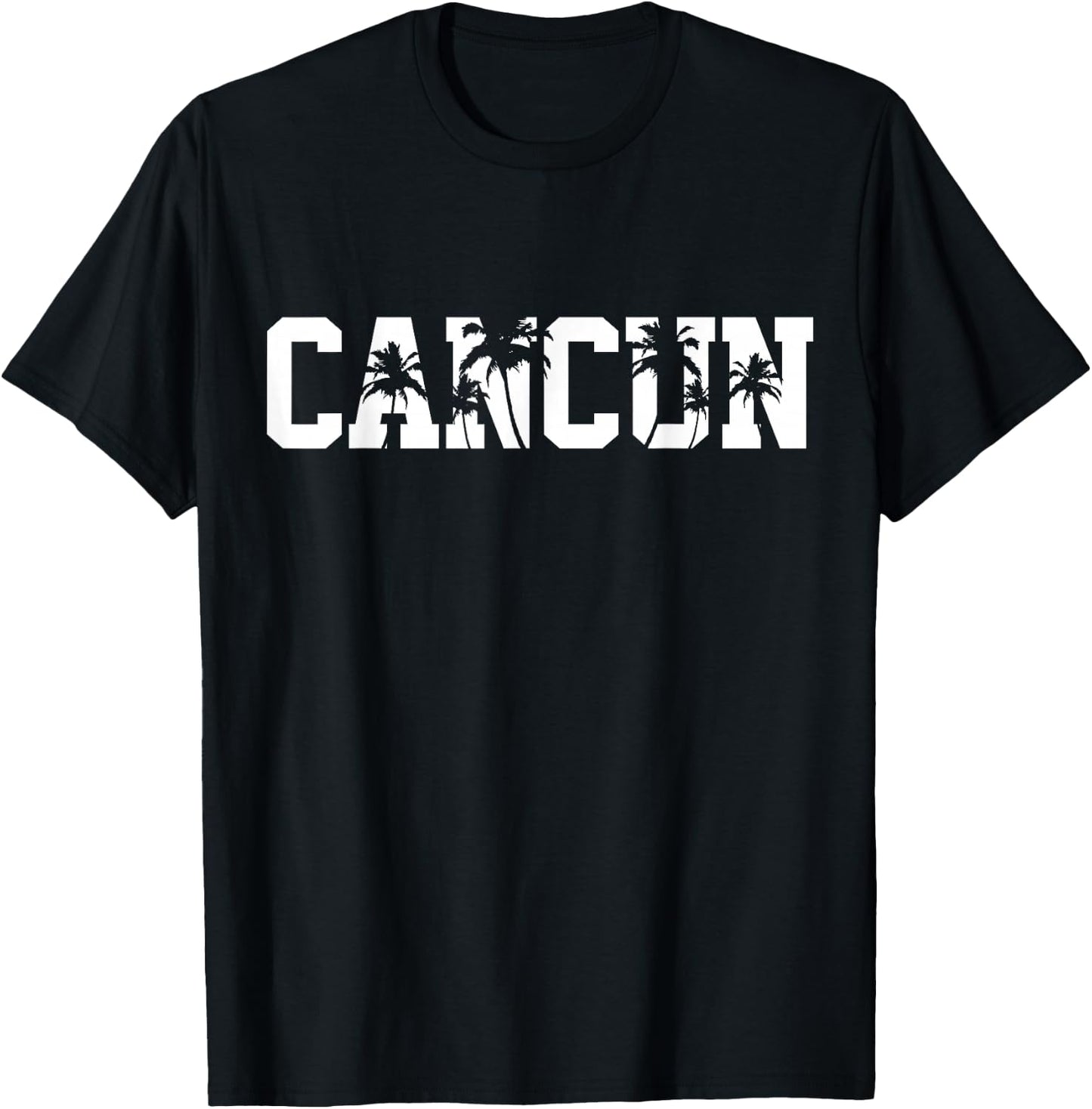 Cancun Mexico Summer Vacation T-Shirt - T-Shirt | Black
