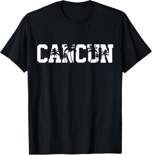 Cancun Mexico Summer Vacation T-Shirt - T-Shirt | Black