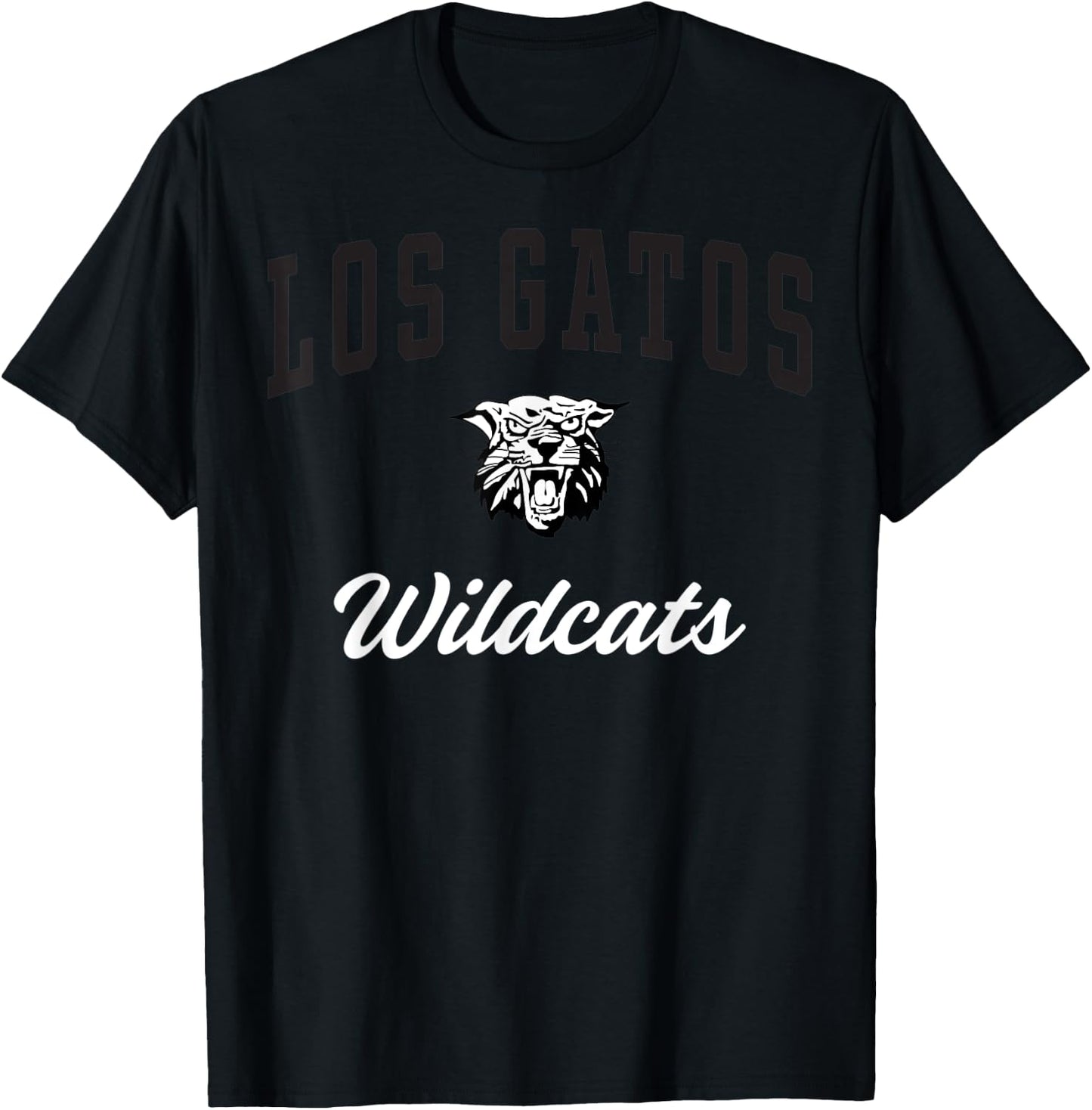 Los Gatos High School Wildcats C3 T-Shirt - T-Shirt | Black