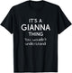 It's a GIANNA Thing You Wouldn't Understand T-Shirt - T-Shirt | Black