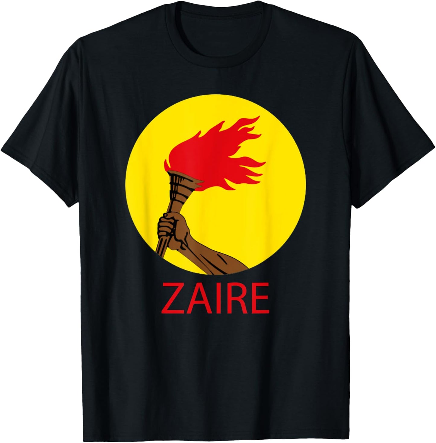 Zaire flag T-Shirt - T-Shirt | Black