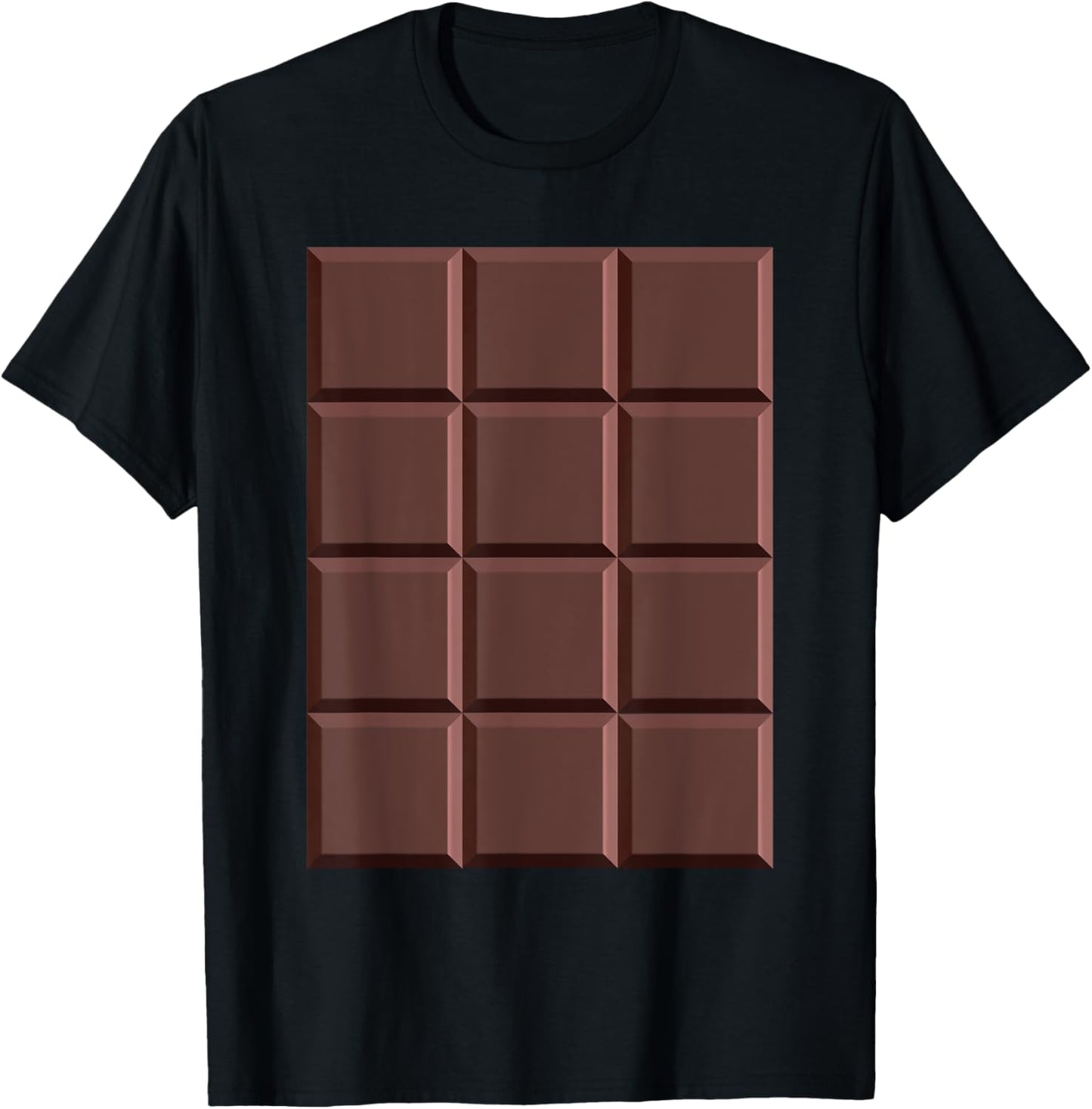 Pretend I'm A Chocolate Bar Costume Halloween T-Shirt - T-Shirt | Black